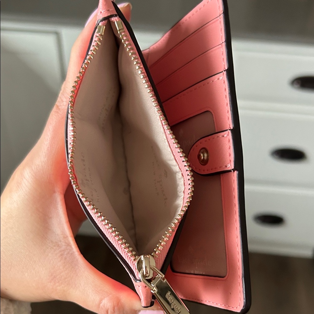 Kate Spade Coral Leather Wallet - Picture 6 of 6